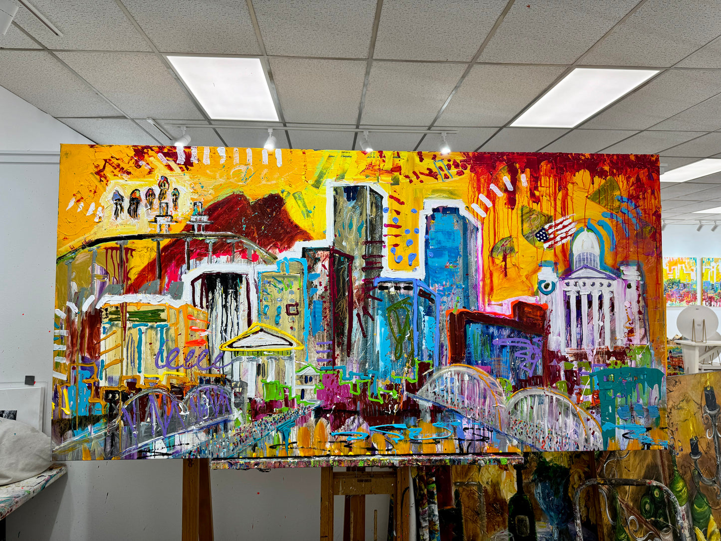 Me encanta Little Rock. 48"x84" 