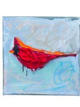 Load image into Gallery viewer, 6&quot;x6&quot;  cardinal bluebkg
