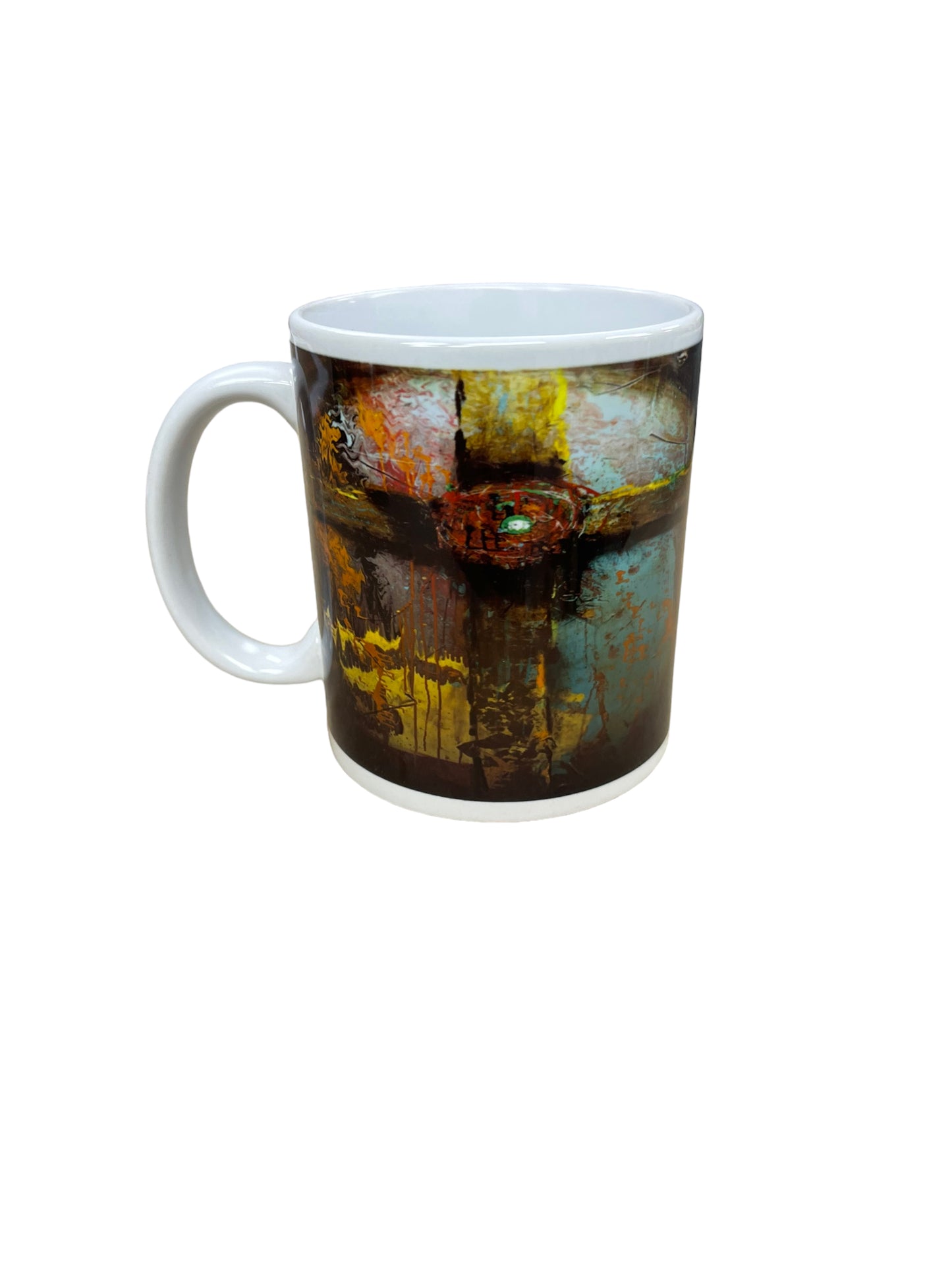 Taza con forma de cruz 