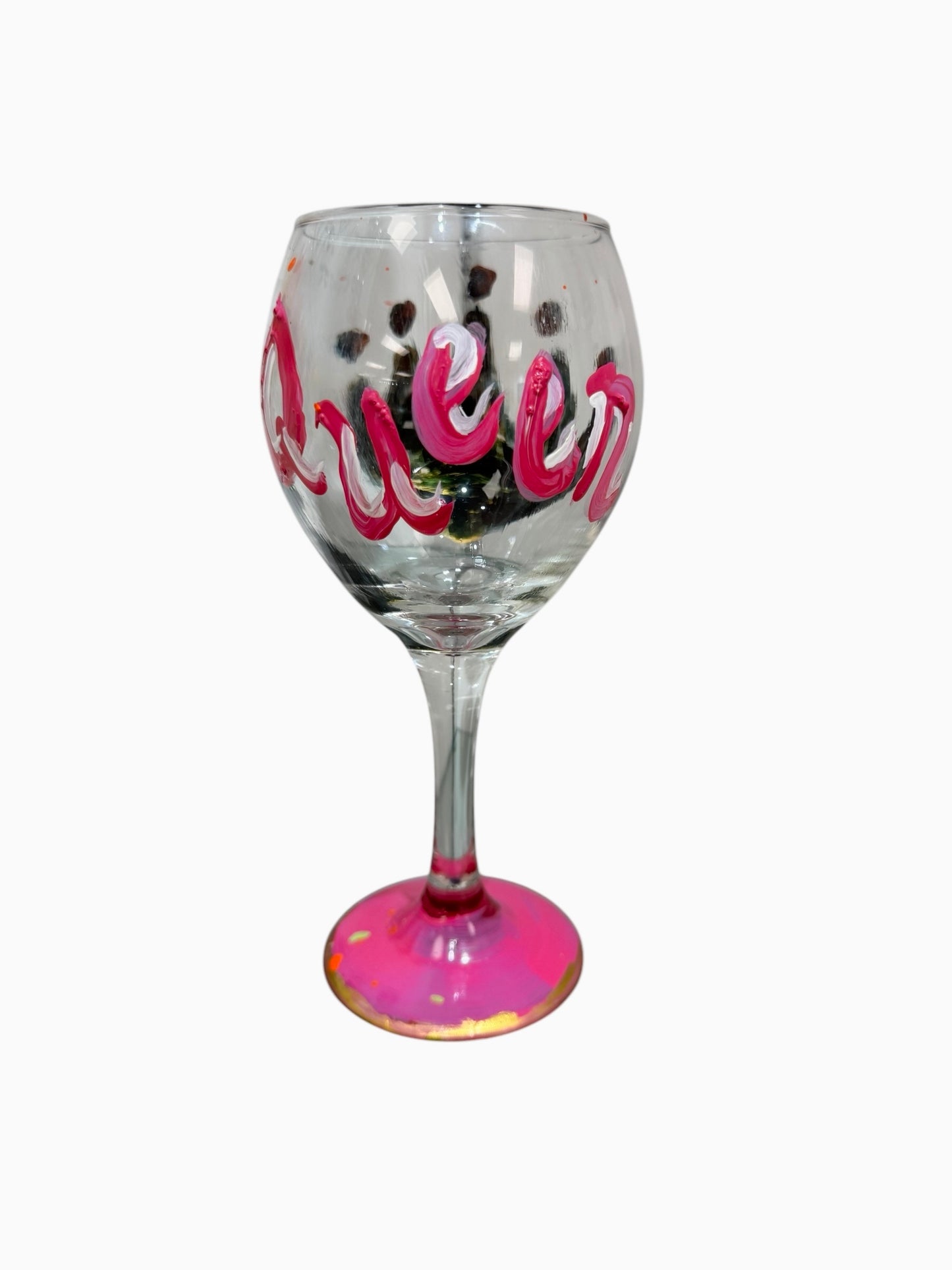 Crown Queen Wine glass