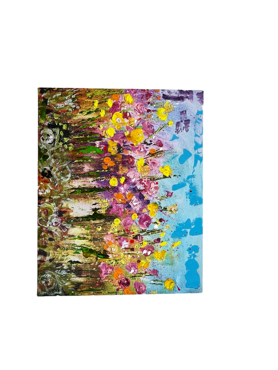 16x20  Spring Garden- stretched canvas print