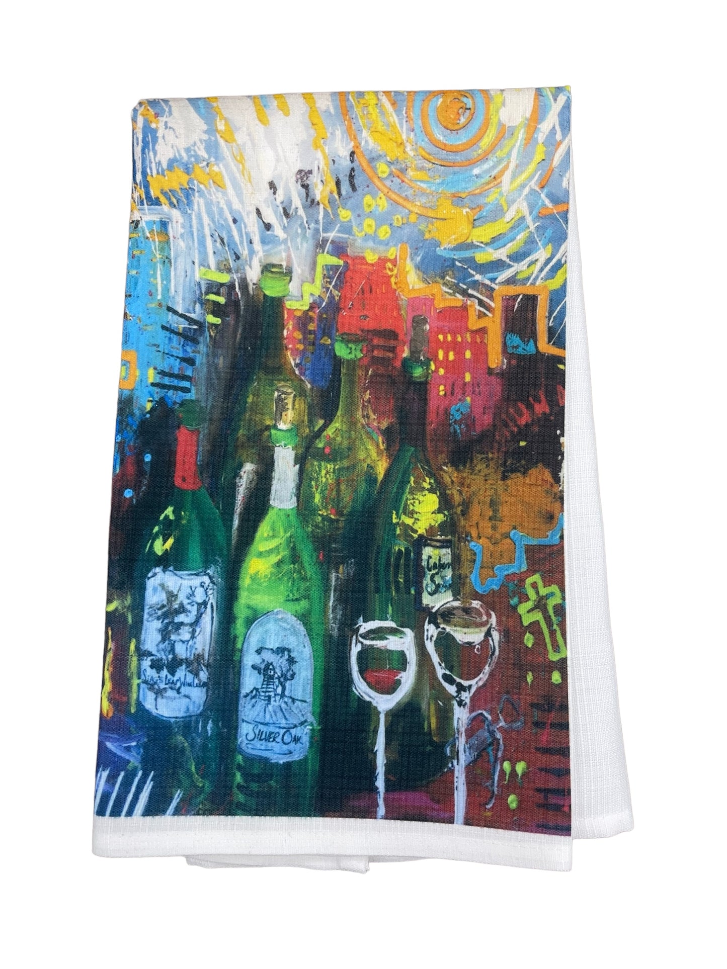 Paño de cocina de vino