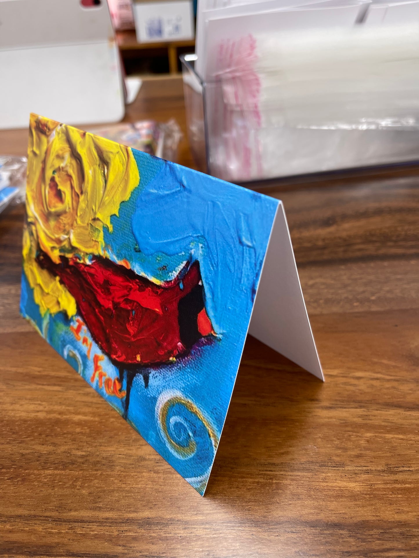 Cardinal Card with envelope