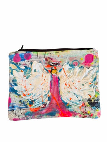 Pink Angel Stitched Bag ORIGINAL ONE OF A KIND