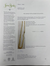 Ladda upp bild till gallerivisning, 23/23 Akoya Cultured Pearls with 14k yellow gold  round clasp

