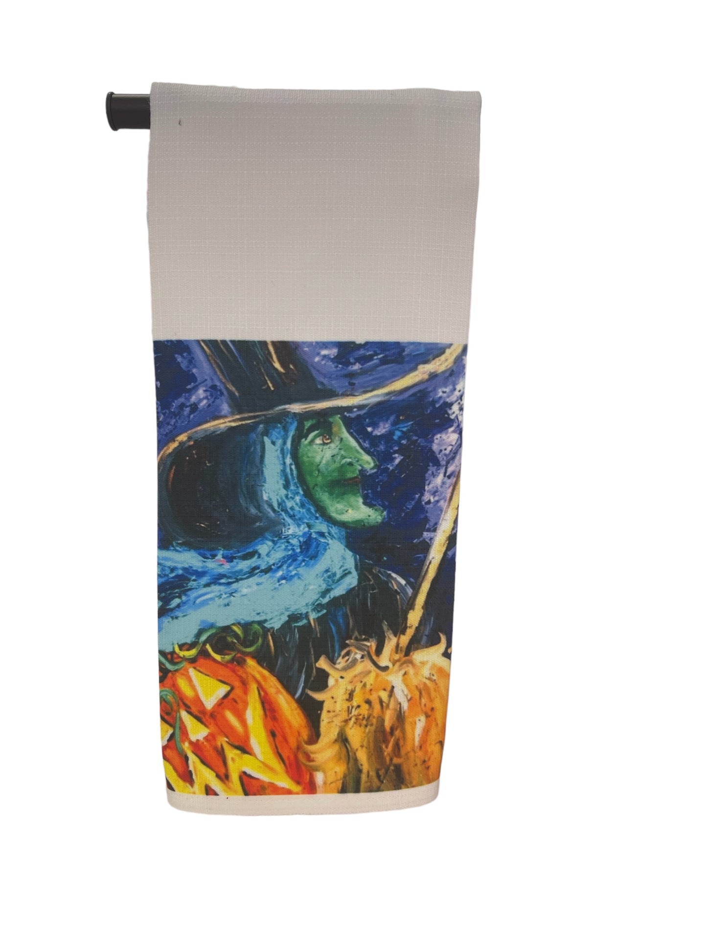Halloween Witch Tea Towel