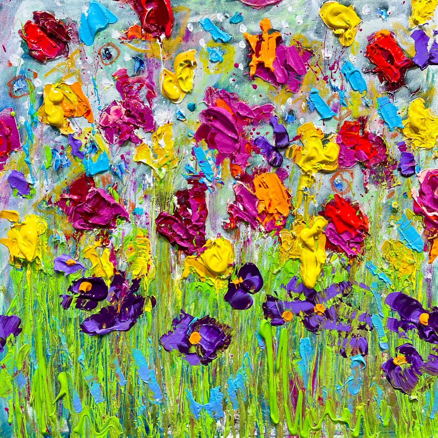 24" x 24" Hola primavera 