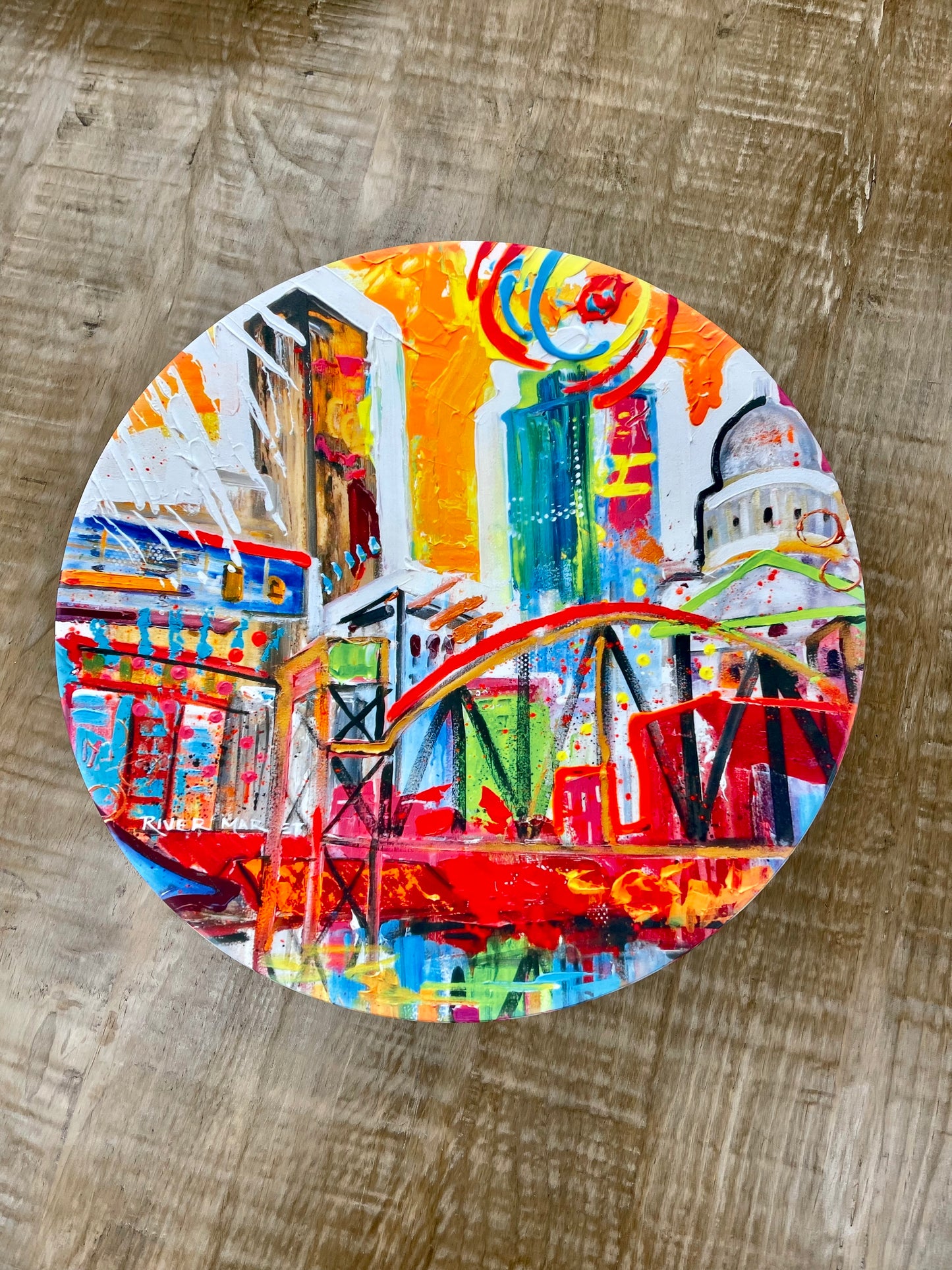 I love Little Rock Decorative Bowl 15-1/4" D