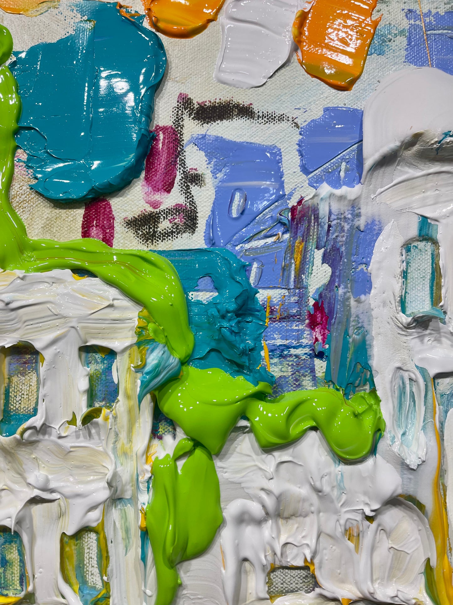 Gratitude Painting with super THICK PAINT & TEXTURE