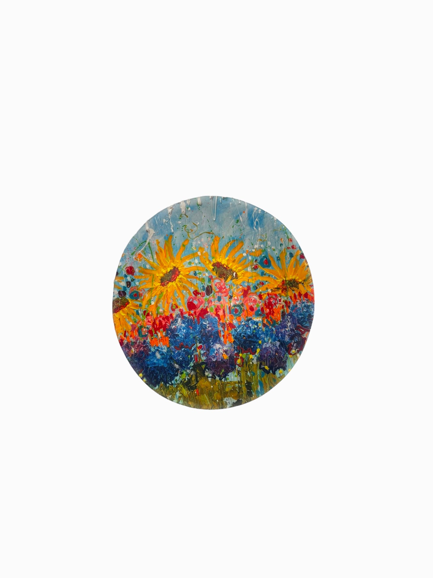 Cuenco floral de 6" de profundidad 