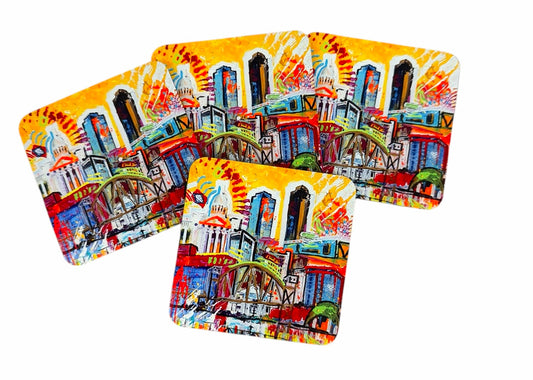 LIttle Rock Coasters set of 4