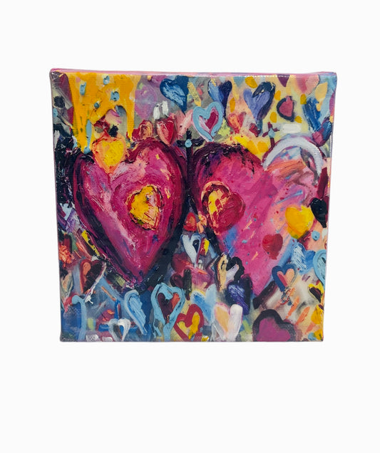 6"x6" Hearts