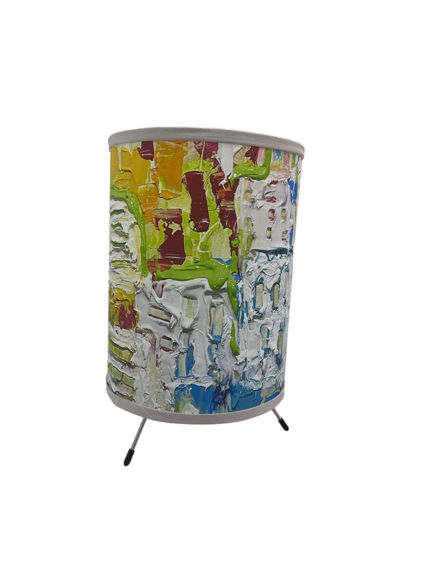 Lámpara de arte con colores abstractos 