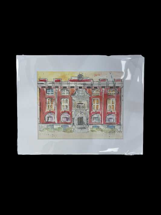 Impresión en lienzo con tapete de la Junior League of Little Rock