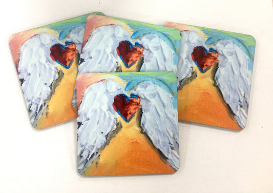 Angel Wing coasters