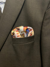 Load image into Gallery viewer, Abstract full of color POCKET SQUARE
