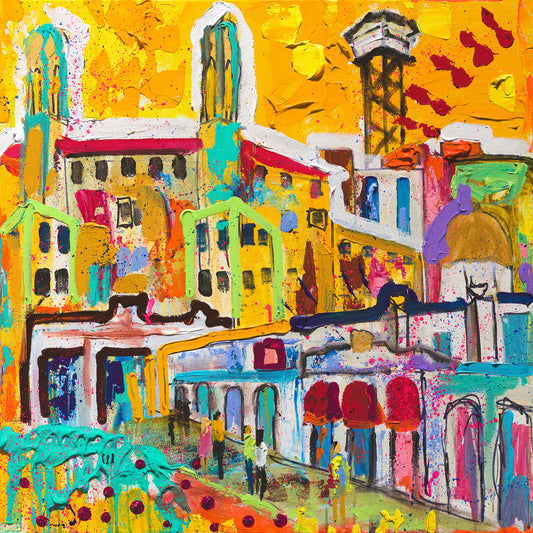 Aguas termales, Arkansas, 11" x 14"