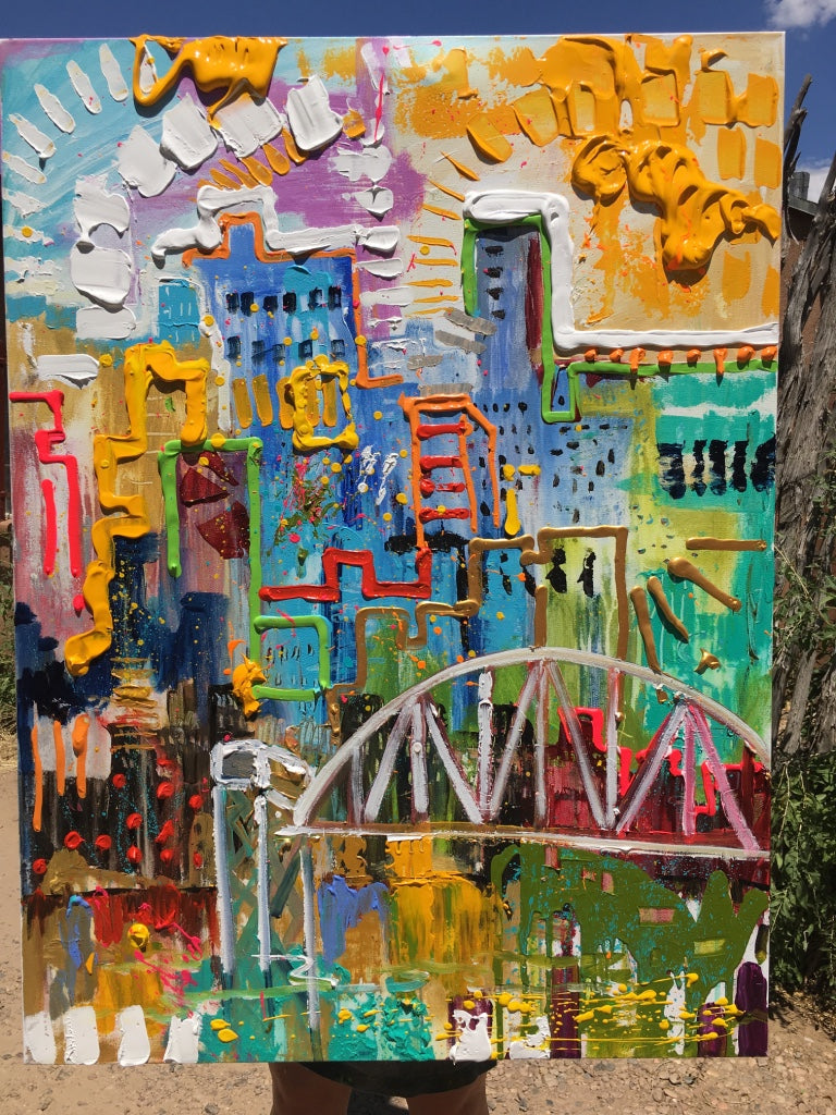 Abstract Cityscape