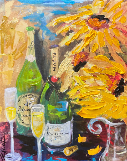 CUADRO DE VINO - VENDIDO