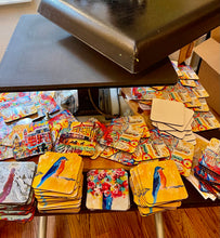 Ladda upp bild till gallerivisning, Colorful Bouquet coasters set of 4
