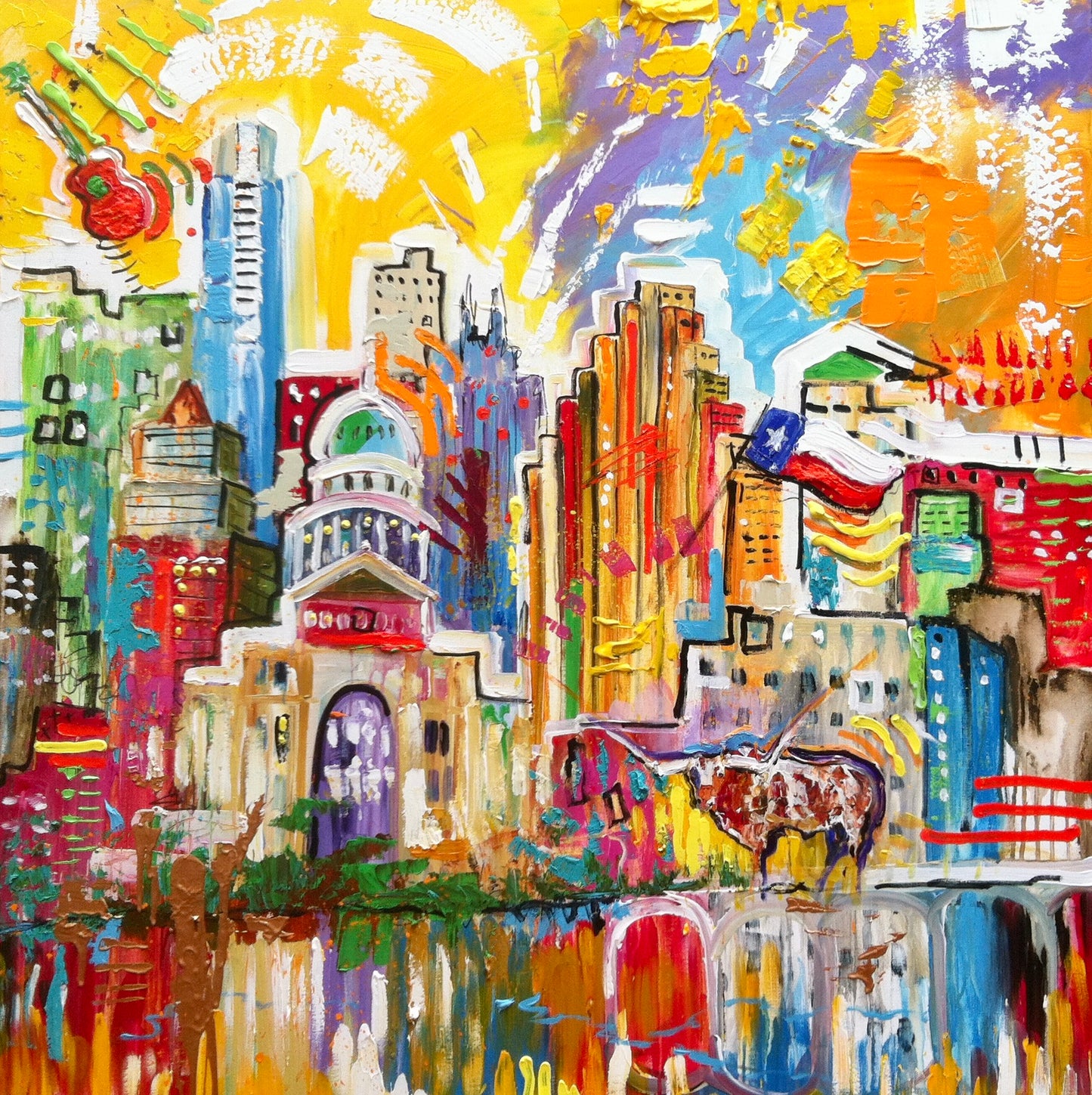 AUSTIN TEXAS 11"X14"