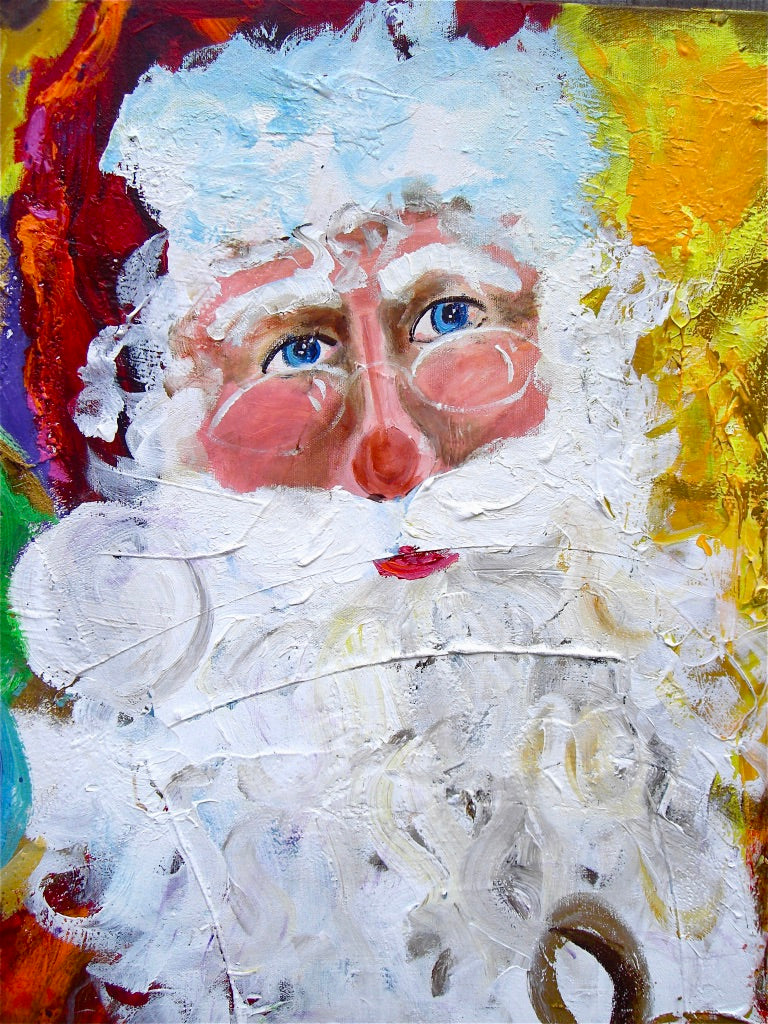 Papá Noel Feliz Navidad 11" X 14"