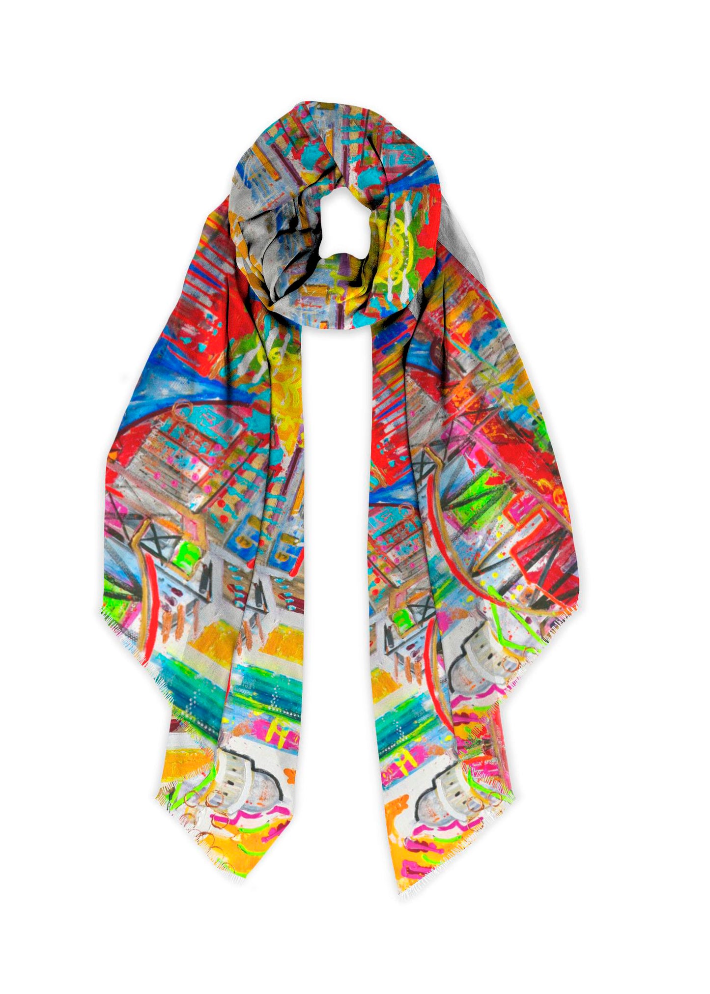 LUXURIOUS LITTLE ROCK CITYSCAPE SCARF
