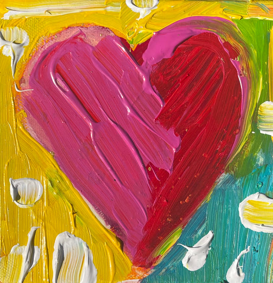 6"x6" Heart 2 Painting
