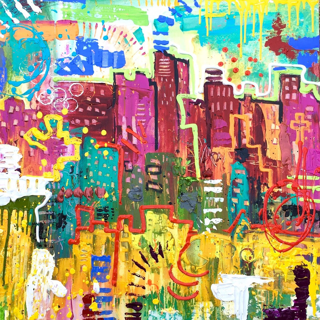 ABSTRACT CITYSCAPE OF ANY CITY-SOLD