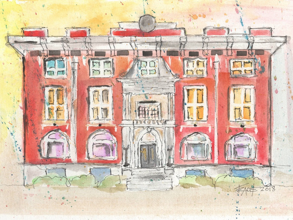 The Junior League House of Little Rock  11"X14"