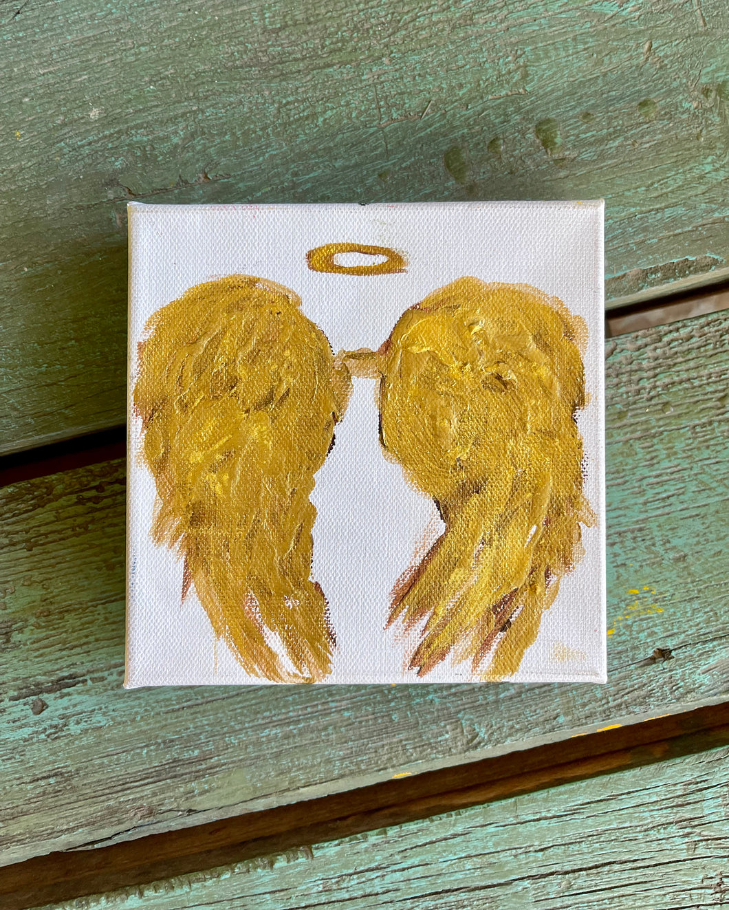 Angel Gold 1 Wings Painting