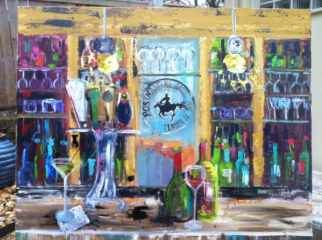 At the Bar 11"X14"