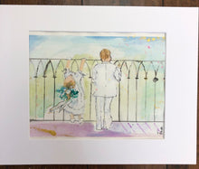 Load image into Gallery viewer, Watercolor Sketches  8&quot;x10&quot; with 11&quot;x14&quot; mat for framing CLICK HERE to Order
