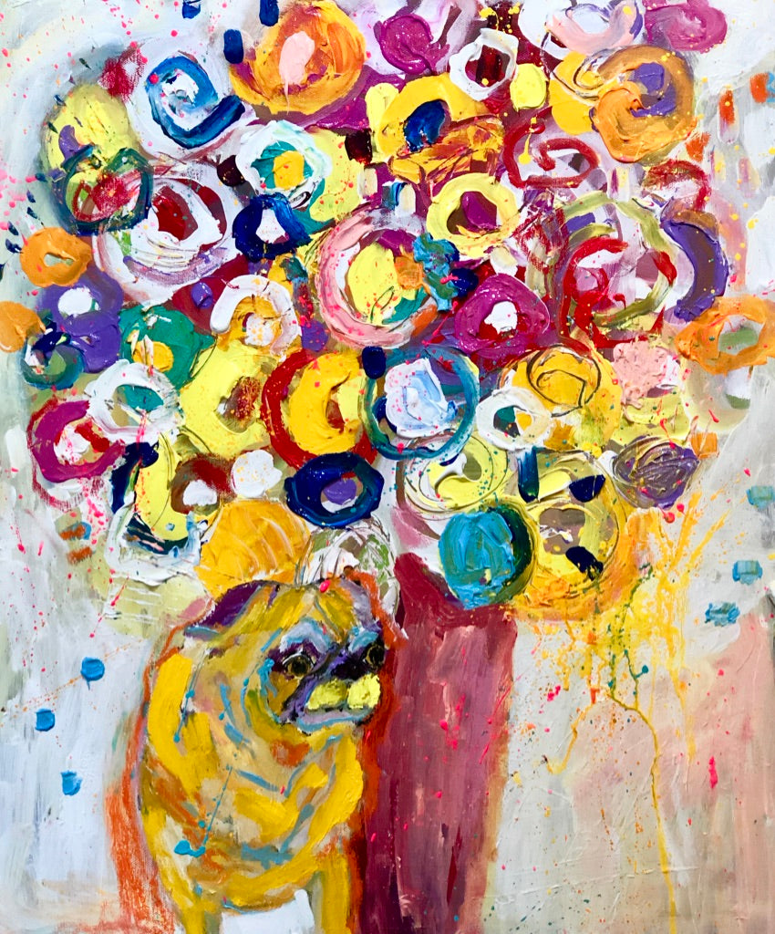 NELLY the Pug 24"X30"