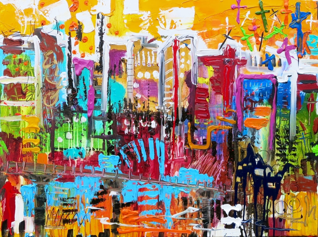 ABSTRACT CITYSCAPE OF ANY CITY-SOLD