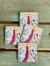 Load image into Gallery viewer, Angel coasters set of 4
