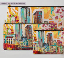Load image into Gallery viewer, Pouch/Bags with cityscape of Little Rock
