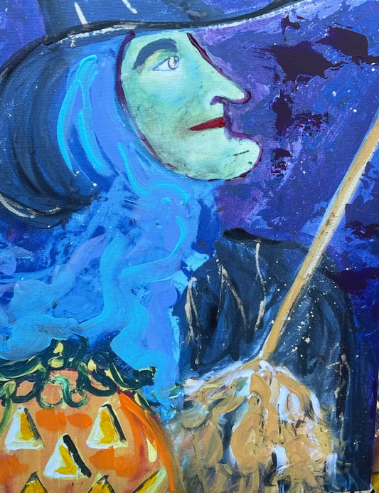 Feliz Halloween 11"x14" 