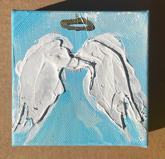Angel Wings Can be Personalized  4"x4"