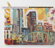 Load image into Gallery viewer, Pouch/Bags with cityscape of Little Rock
