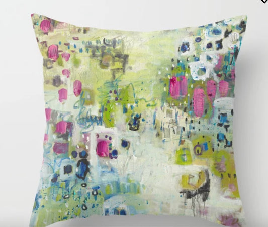 Almohada decorativa de jardín verde en 3 tamaños disponibles 