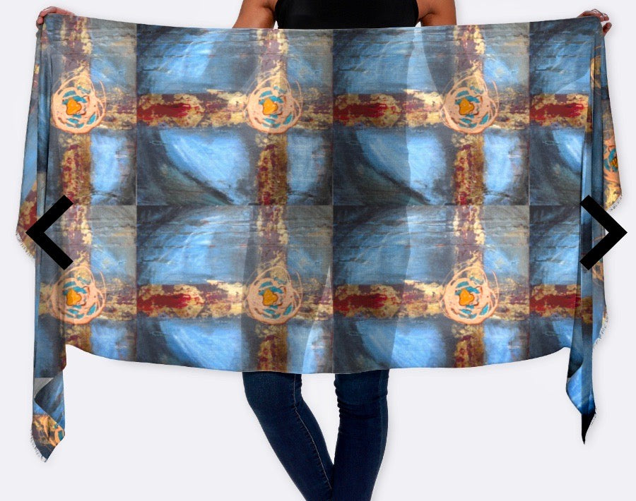NEW!!!!!! LUXURIOUS CROSS SCARF